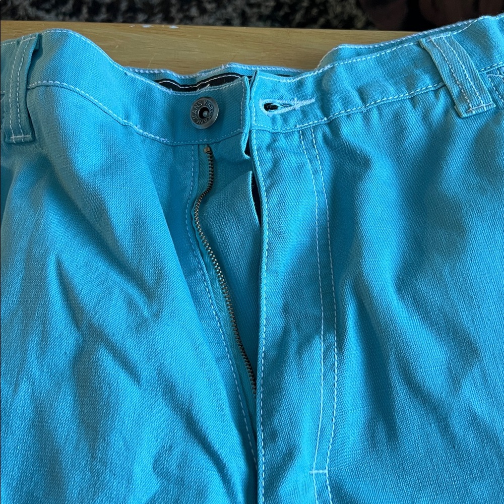 Karl Kani Mint color Denim Jeans sz 46-34 - Picture 4 of 5